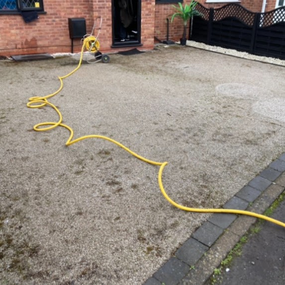 Dirty Resin Driveway