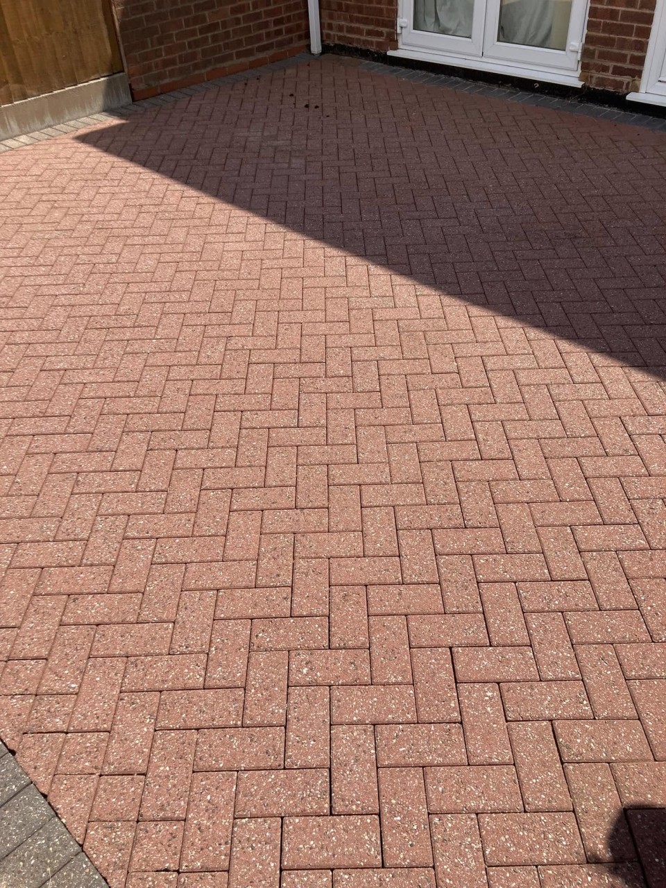 Cleaned Block Paving Patio by Balo Jetwash