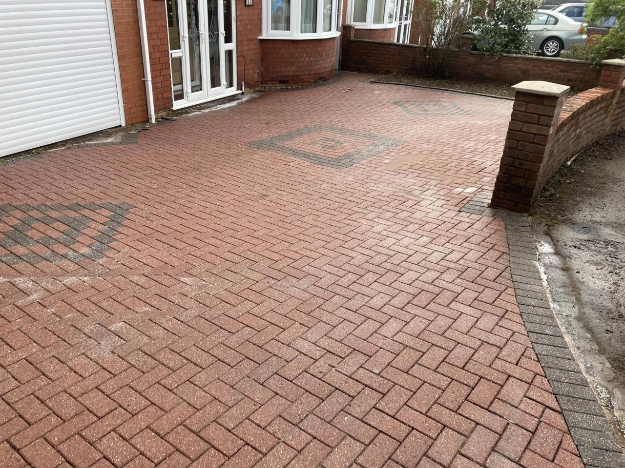 Cleaned Block Paving Driveway from Balo Jetwash Cleaned Block Paving Driveway from Balo Jetwash