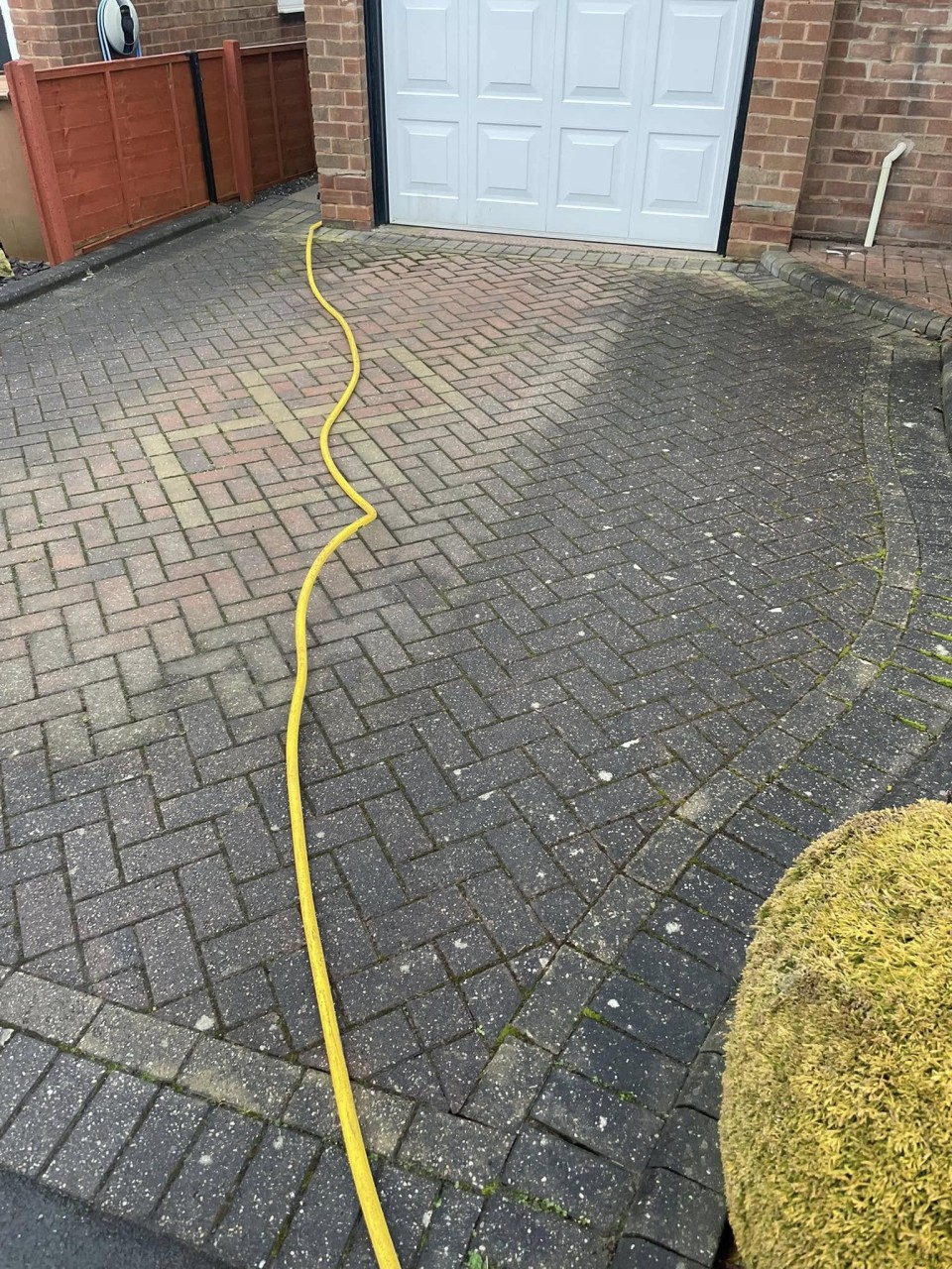 Before Pressure Washing