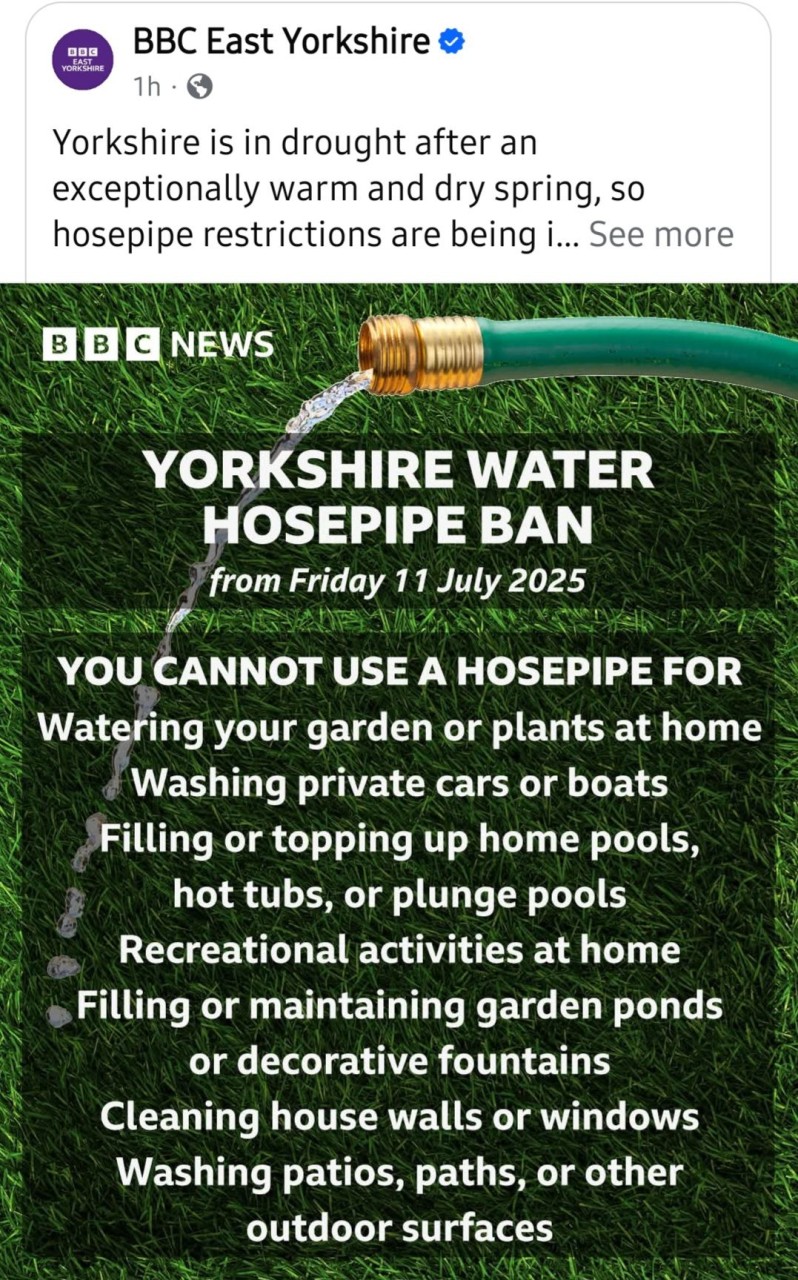 Hosepipe Ban in Effect – Can You Still Book Jet Washing or Exterior Cleaning?